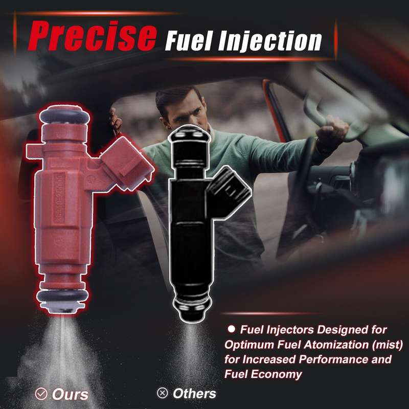 4PCS 35310-2C000 353102C000 Fuel Injector Nozzle Compatible with Hyundai Kia New