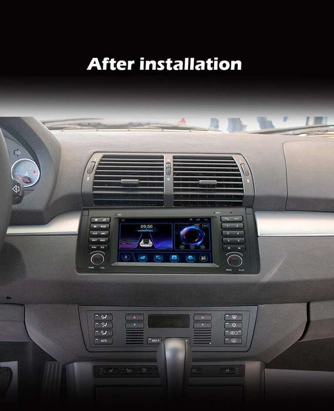 For BMW 5Series E39 X5 E53 M5 Android13 CarPlay Car Stereo FM Radio DAB GPS 64GB