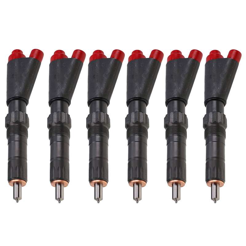 6X Fuel Injector AR51985 SE500098 Compatible John Deere 4320 4620 5200 6602 7020