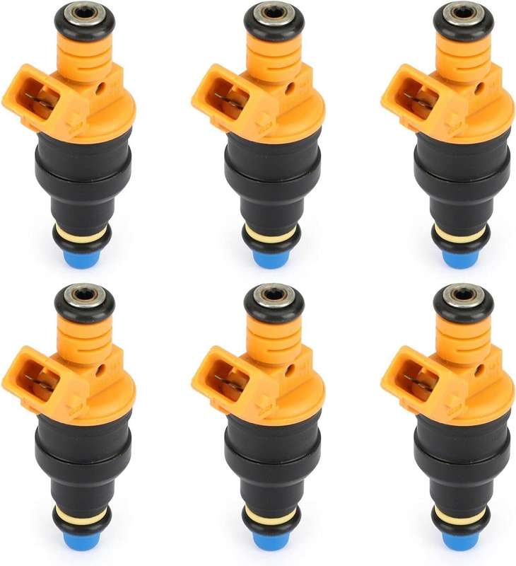 6Pcs 0280150714 Fuel Injector Compatible with BMW 535 635CSI 735 L6 L7