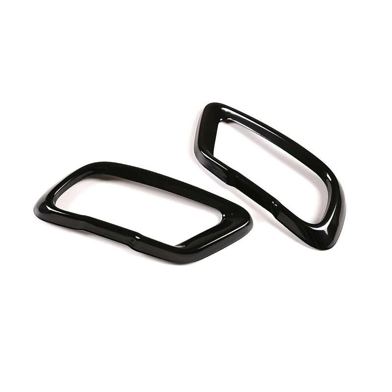 For BMW X5 X5 X6 G05 G06 G07 2019-23 Steel Black Exhaust Pipe Tip Cover Trim 2x