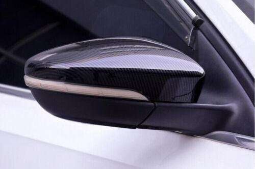 Carbon Fiber Rear View Side Door Mirror Cover For Volkswagen Jetta MK6 2012-2018