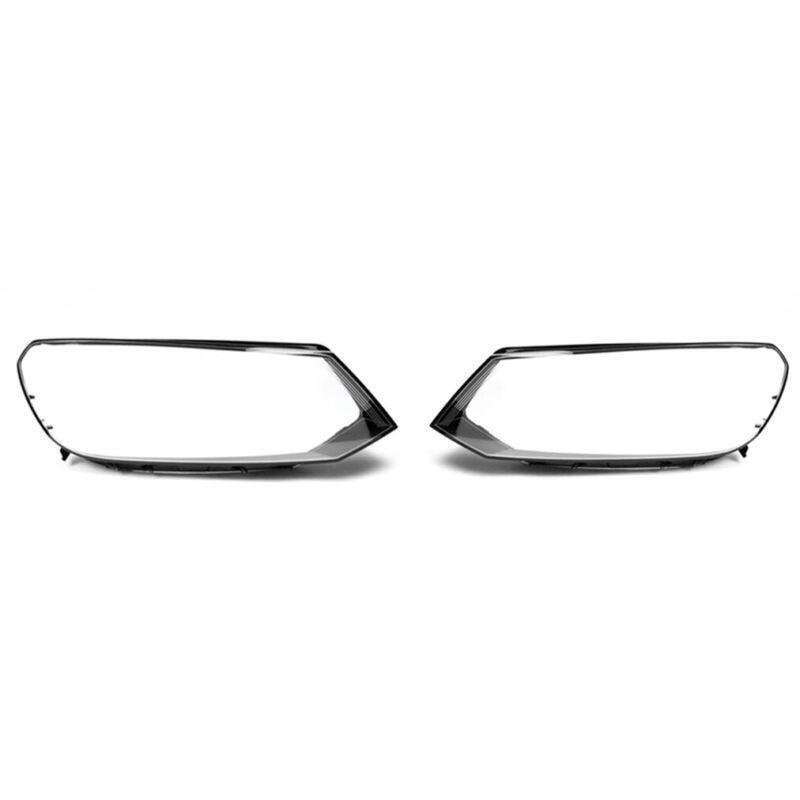 For Volkswagen Touareg 2011-2014 Headlight Shell Headlamp Clear Lens Cover Pair