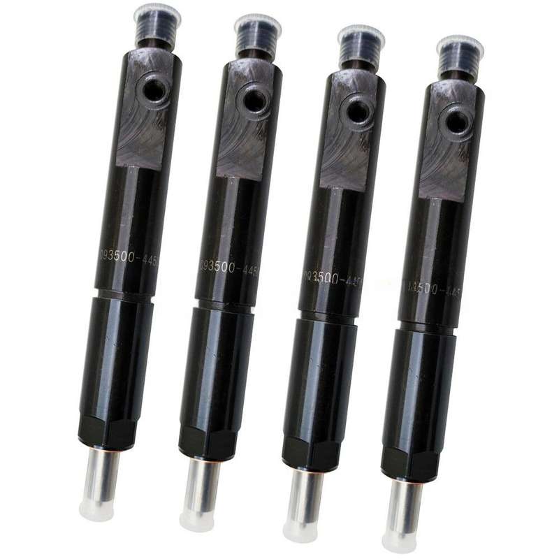 New 4 pcs 093500-4450 Fuel Injector Compatible with TOYOTA 1W/HINO W04D