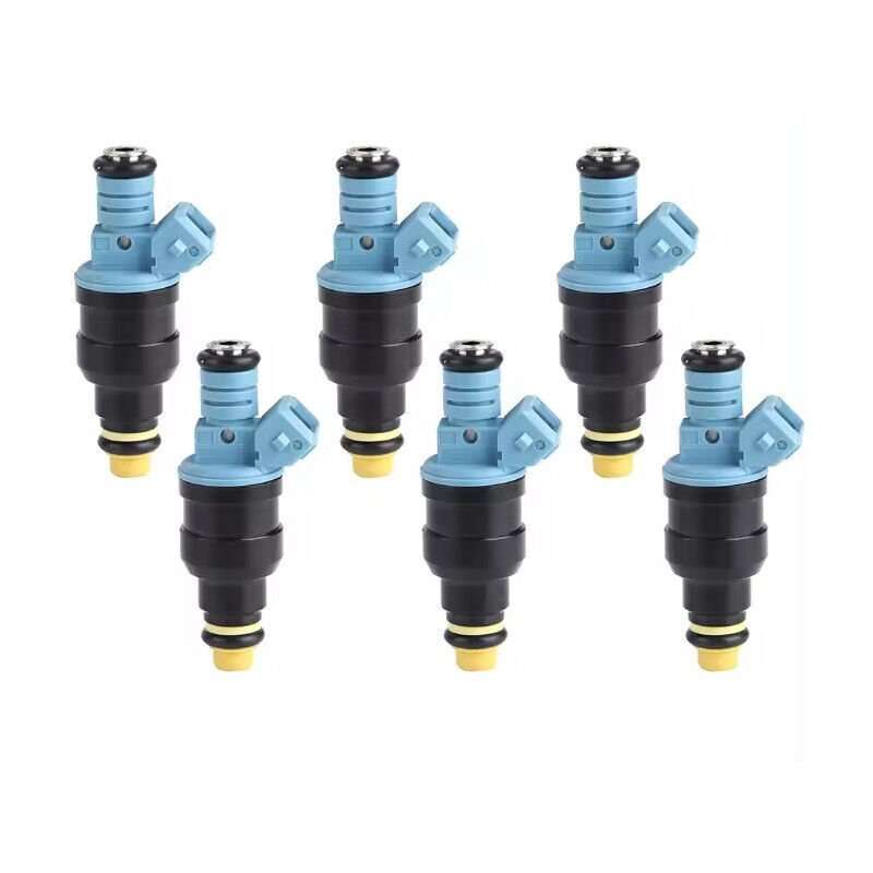 Set of 6 Fuel Injectors Compatible with 87-93 BMW 325I 325IS 325IX 1.8L 2.5L 5.6