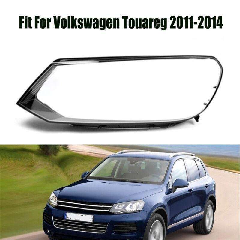 1x Headlight Headlamp Clear Lens Left Cover For Volkswagen Touareg 2011-2014