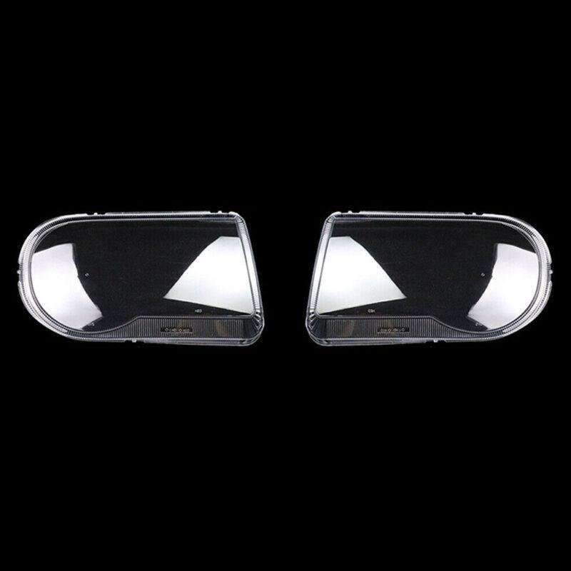 For Chrysler 300C 2005-2010 Pair Halogen Headlight Lens Cover Transparent