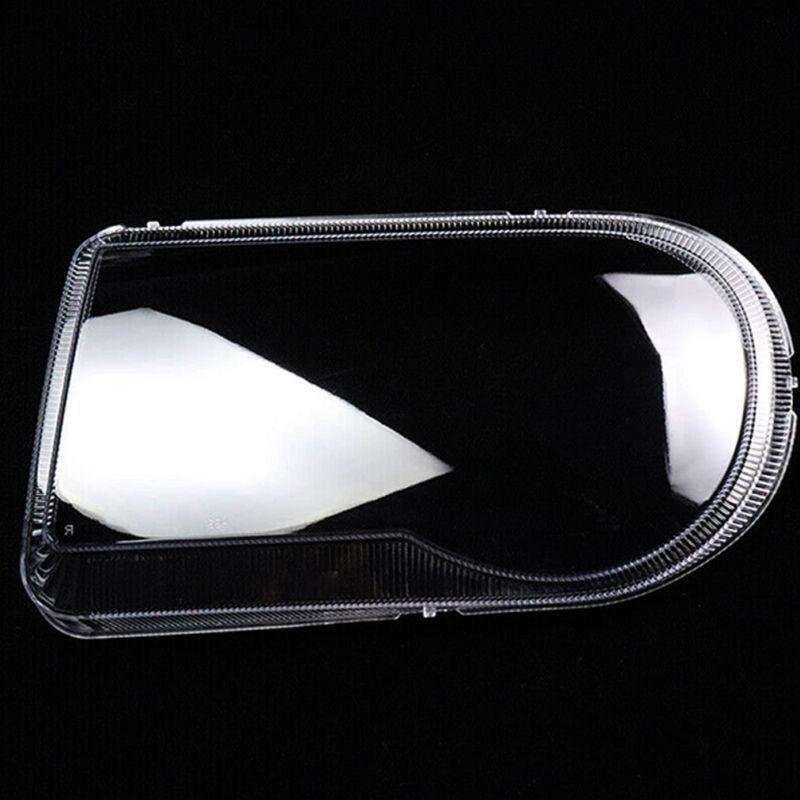 For Chrysler 300C 2005-2010 Pair Halogen Headlight Lens Cover Transparent