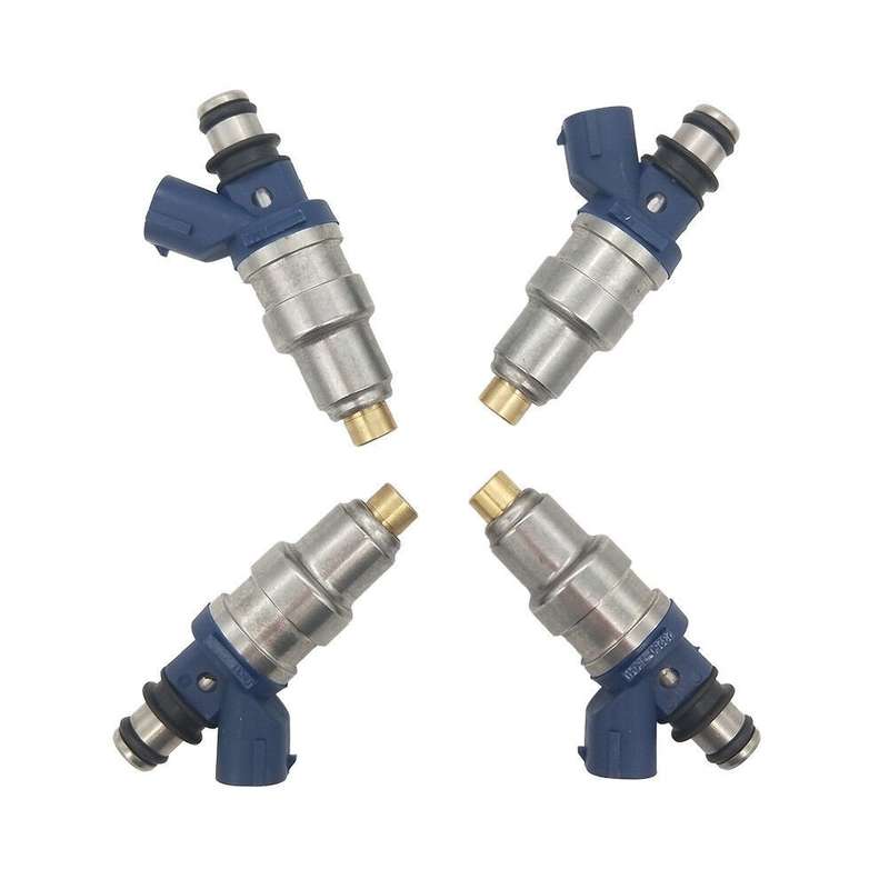 New Set of 4 Fuel Injectors 23250-75040 Compatible 95-00 Toyota Tacoma 2.4L-L4