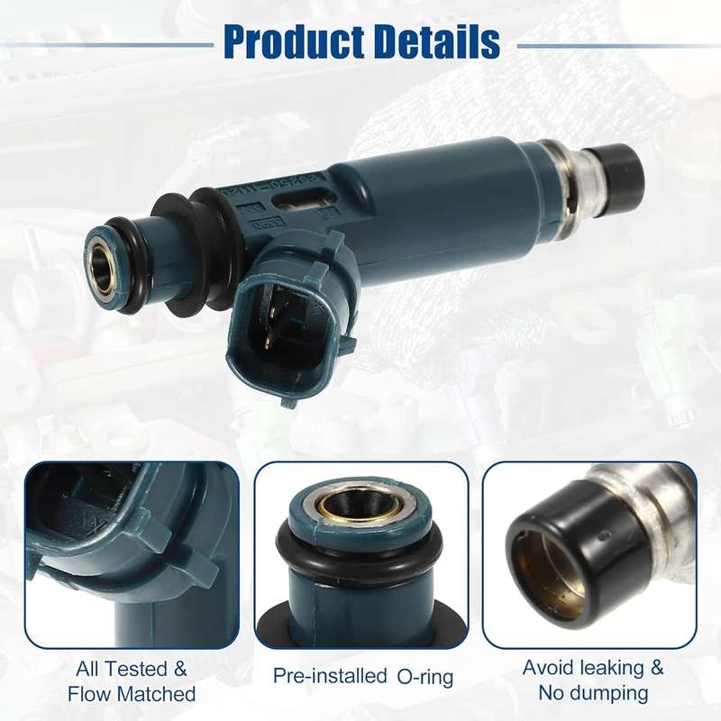 4X 23209-11120 New Fuel Injector Nozzle Compatible TOYOTA COROLLA 4EFE 1994-1999