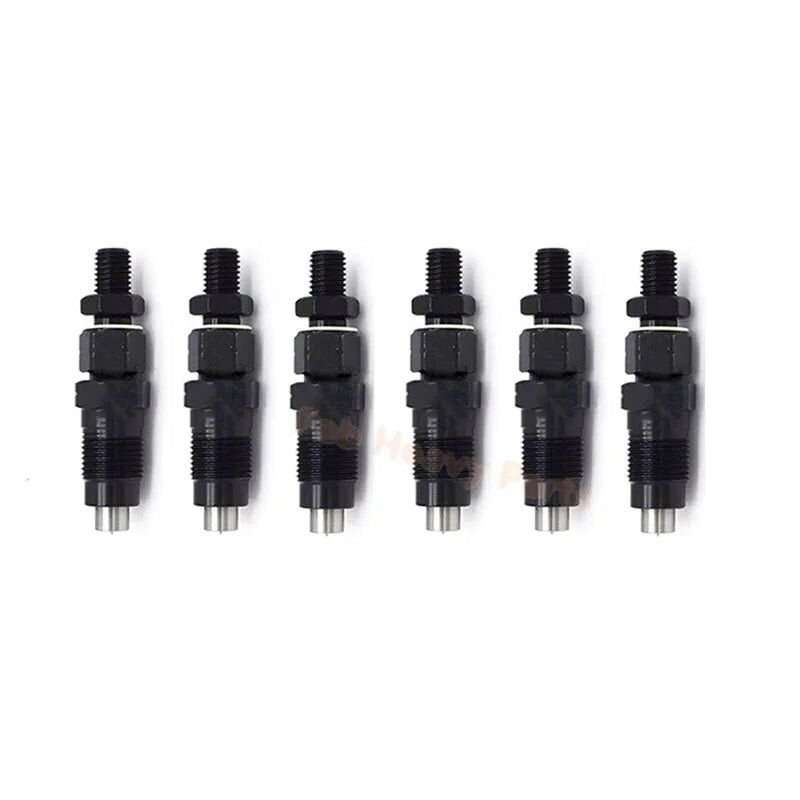 6 PCS Fuel Injector 23600-68020 Compatible Toyota Engine 2H Land Cruiser HJ60