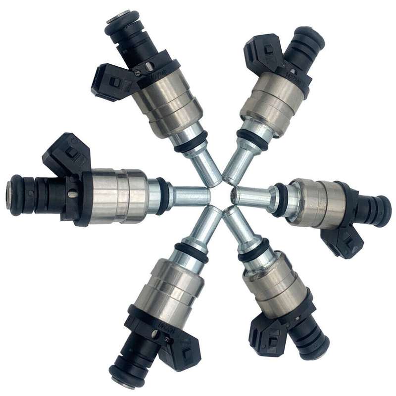 6 X Fuel Injectors Compatible BMW 325Ci 320i 525i X3 Z4 2.5L 13537546244 FJ491