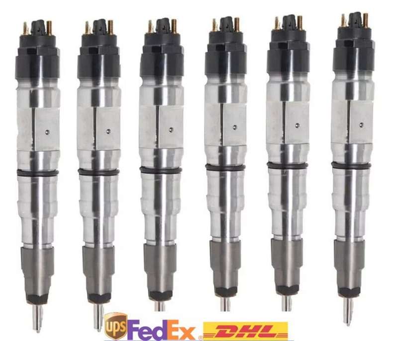 6x Fuel Injector 0445120040 65.10401-7001C Compatible DOOSAN DX300LL DX350LC