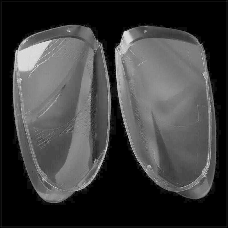 Pair Headlight Lens Cover Fit For VW Golf 5 MK5 2005-2009