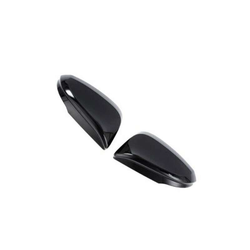 Bright Black Side Door Rearview Mirror Cover cap trim For Toyota Venza 2021-2023