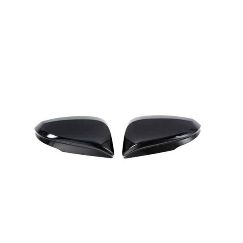 Bright Black Side Door Rearview Mirror Cover cap trim For Toyota Venza 2021-2023
