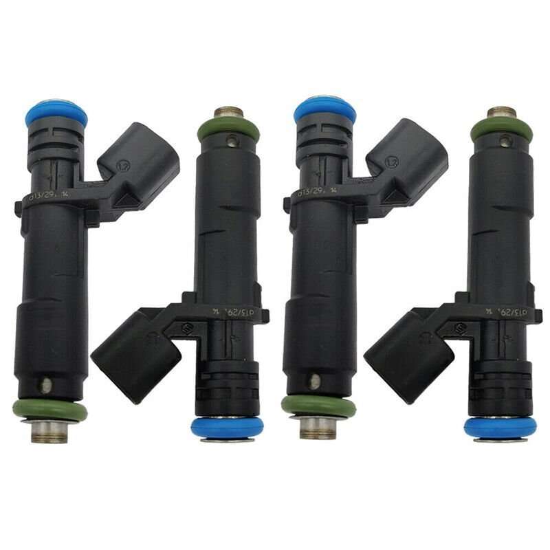 4PCS Fuel Injector Compatible Jeep Cherokee Compass Chrysler 200 Fiat 500X