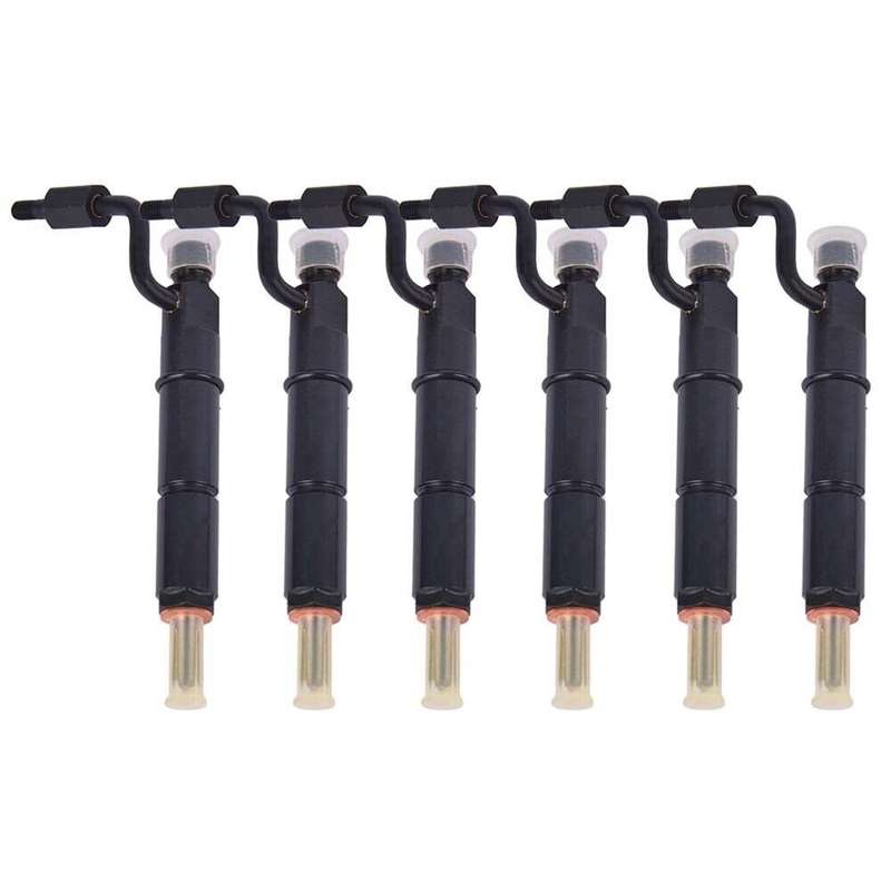 6PCS Fuel Injector 5I-7706 Compatible 3064 3066 S4KT S6KT Engine 320B Excavator