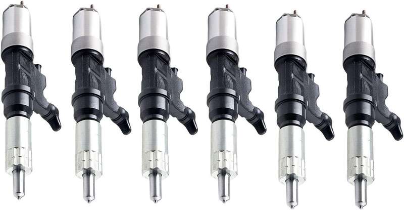 6X Fuel Injector 8943922614 89439-22614 Compatible Isuzu Diesel Engine 7.8L 6HK1
