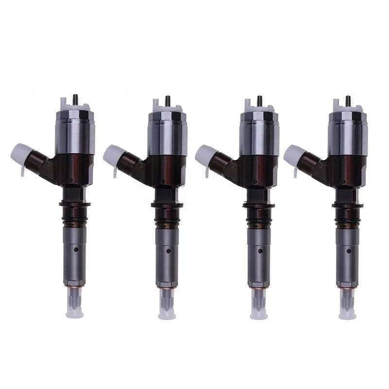 4x Fuel Injector 0R -7670 306-9370 Compatible with Caterpillar Engine C4.4 C6.6