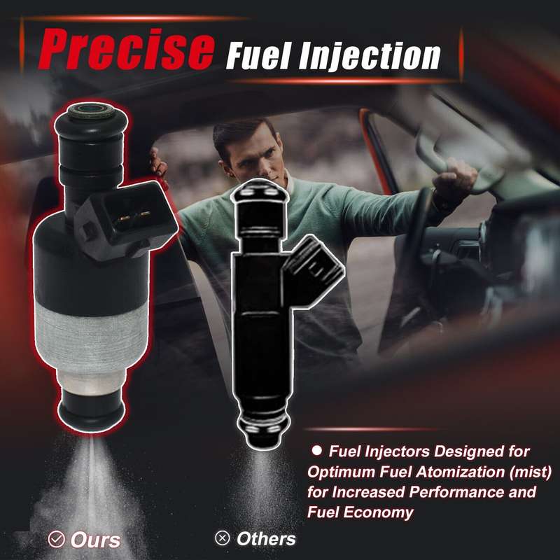 6X Fuel Injector Compatible 93-98 BUICK CADILLAC CHEVROLET OLDSMOBILE PONTIAC
