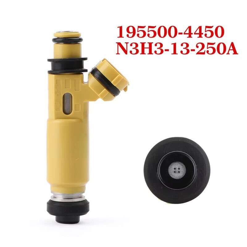 4x450cc for MAZDA 04-08 RX8 RX7 13B Miata Compatible Denso yellow fuel injectors