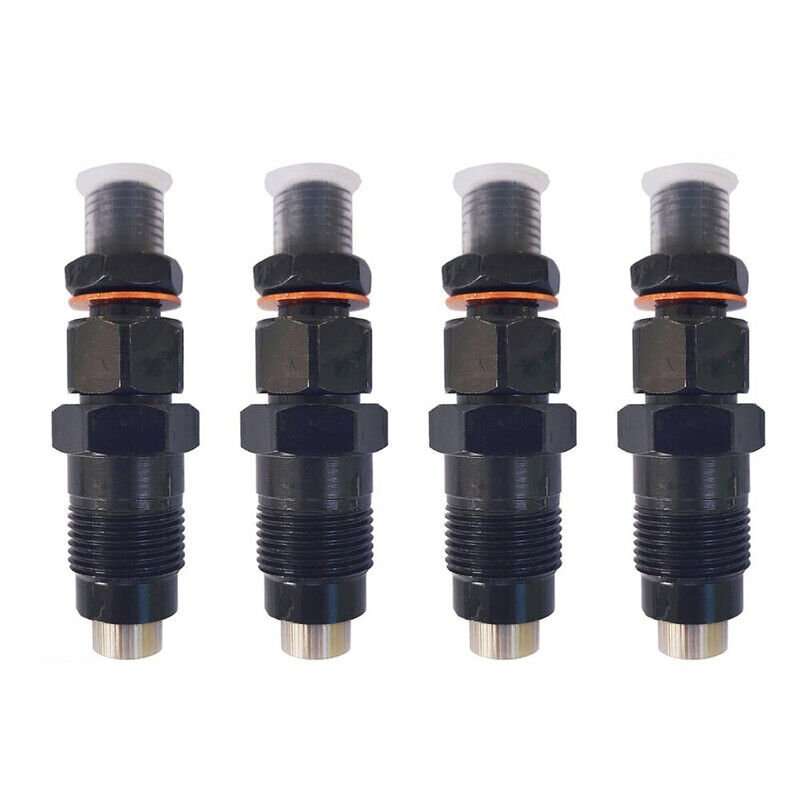 4XFuel Injector 23600-UD020 Compatible Toyota 1DZ 1DZ-III 3Z 15Z Engine Forklift