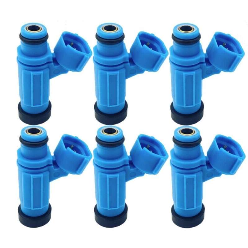6Pcs Fuel Injectors Compatible with Suzuki Outboard 200 225 250HP DF 200 225 250