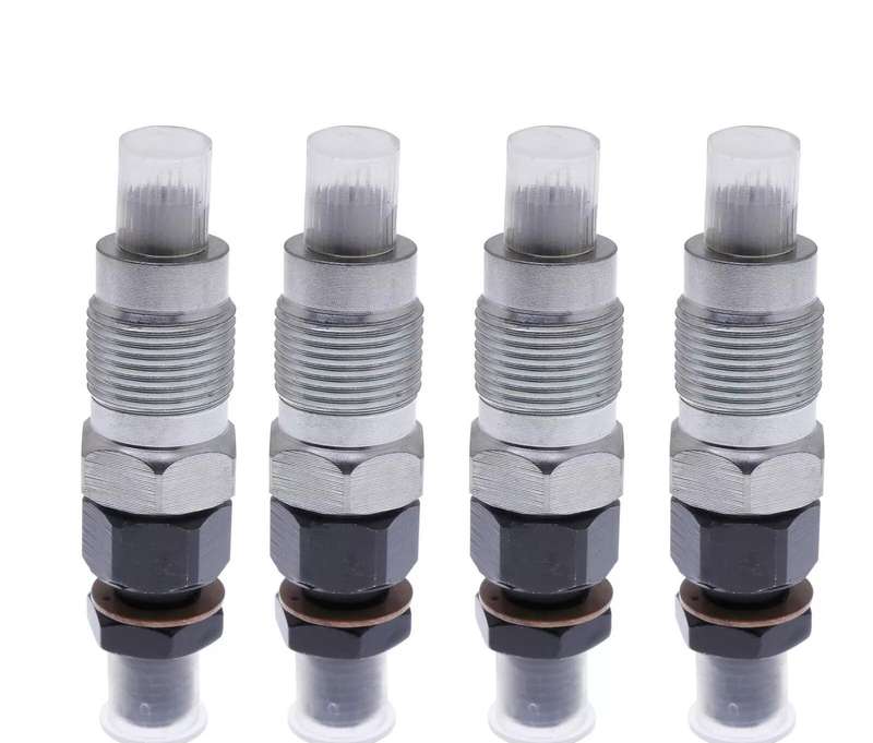 4Pcs Fuel Injector 23600-59285 093500-7050 Compatible with Toyota 2L-T Engine