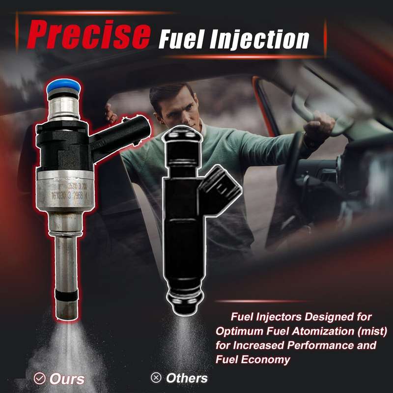 6XFuel injector Compatible 2017-2020 Kia Cadenza Sedona Sorento 3.3L 35310-3L200