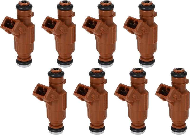 8pcs Fuel Injectors Compatible Mercedes S500 G500 SL500 E500 CLK50 5.0L 4.3L