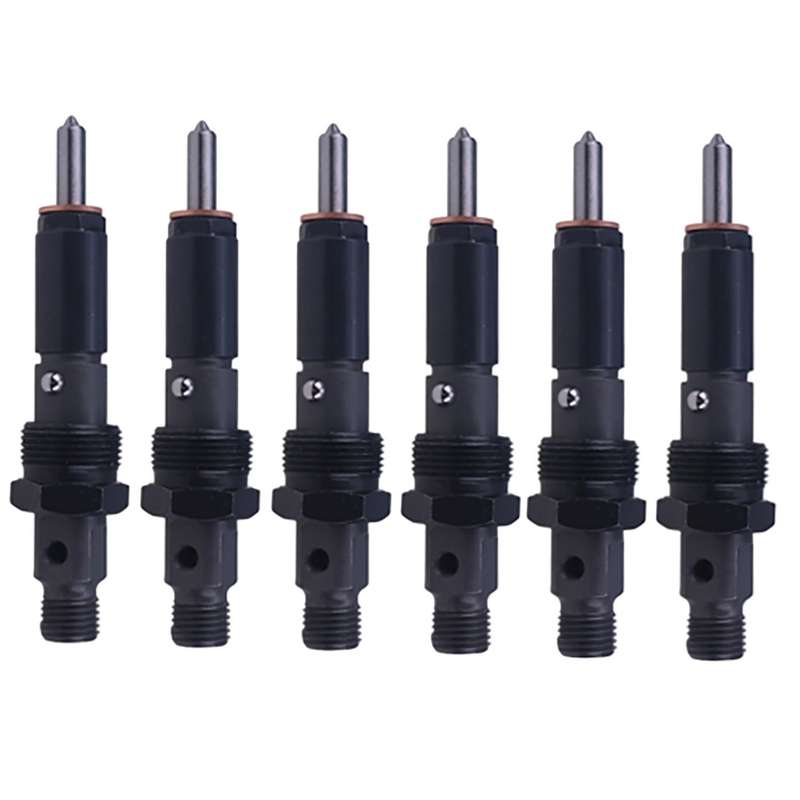 6Pcs Fuel Injector 3897596 Compatible Cummins Engine 6BT B Series 5.9L 12V