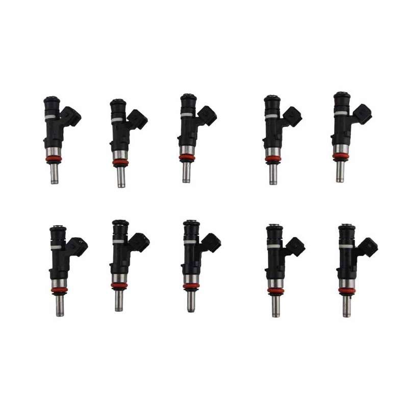 10Pcs Fuel Injector For BMW M5 M6 5.0L 2006-2010 13647839098 0280158036
