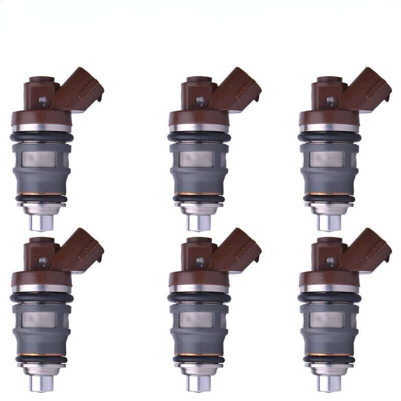 6x 800cc 100187092 Fuel Injector for Toyota MR2 Celica Supra Turbo 3SGTE 2JZGTE*