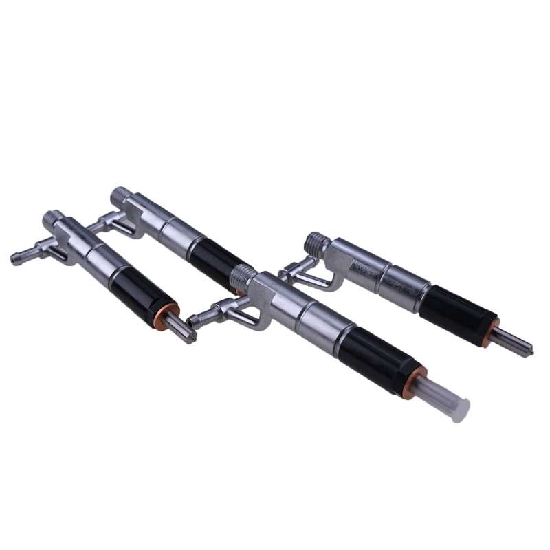 4 Pcs Fuel Injector Compatible Caterpillar Loader 236B3 236B2 w/ Engine 3044C/