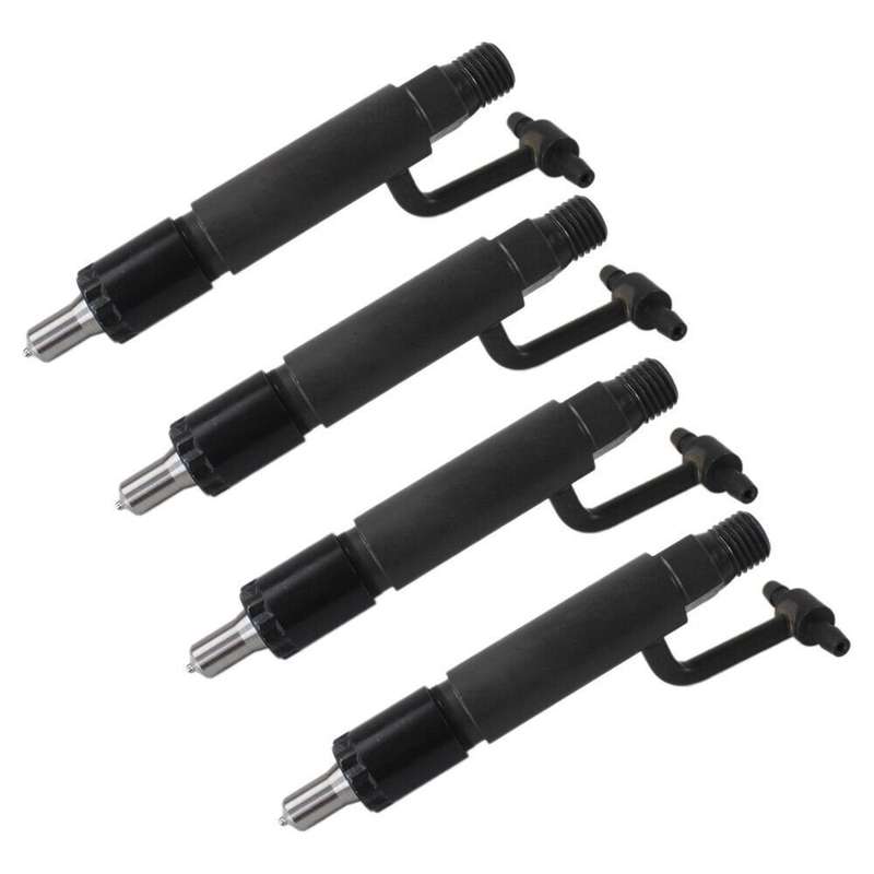 4Pcs 729671-53100 Fuel Injectors Compatible with Yanmar 4JH2-UTE 4JH2 Engine