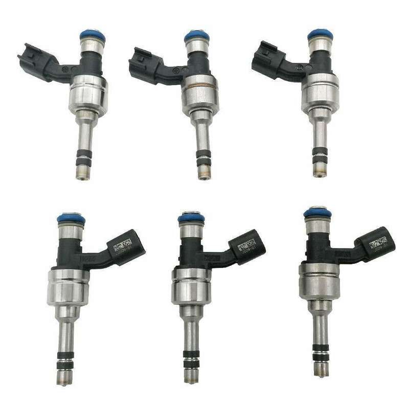 6X Fuel Injectors Compatible Buick Cadillac CTS SRX Chevrolet Terrain 2010-2011
