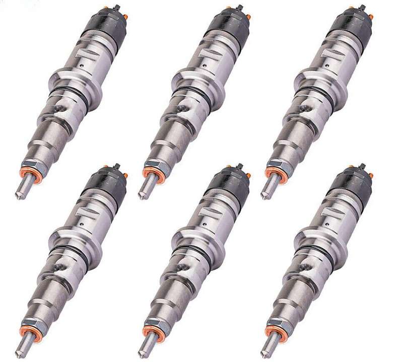 6Pcs Fuel Injector Compatible Cummins 2011-2012 Dodge Ram 6.7L Engine 0445120188