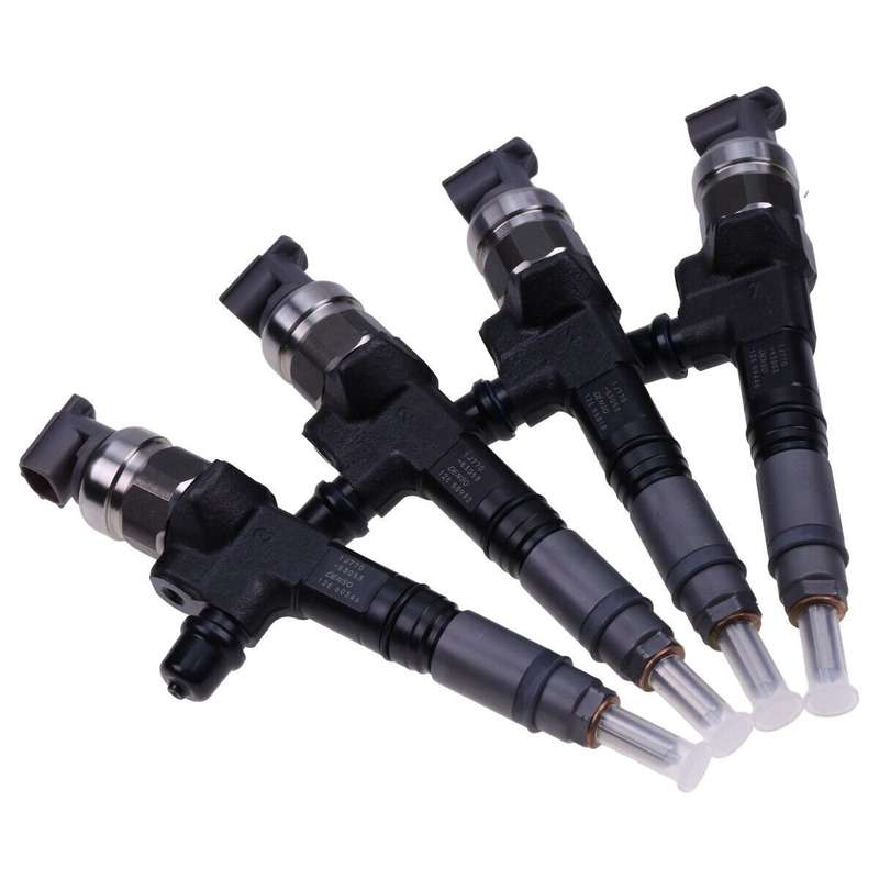4Pcs Fuel Injector Compatible Caterpillar CAT C3.3B 257D 259D 906M 308CR 310