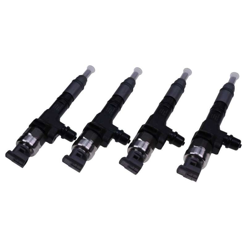 4Pcs Fuel Injector Compatible Caterpillar CAT C3.3B 257D 259D 906M 308CR 310