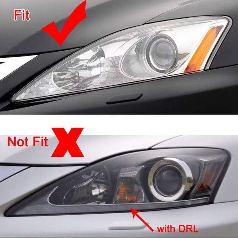 Fit For Lexus IS250 IS300 IS350 2006-2012 Transparent Headlight Cover Lens Left