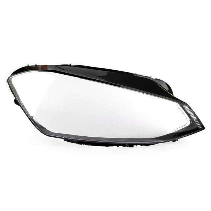 Front Headlight Lens Cover Lampshade Clear For 2014-2017 VW Golf 7 Right Side