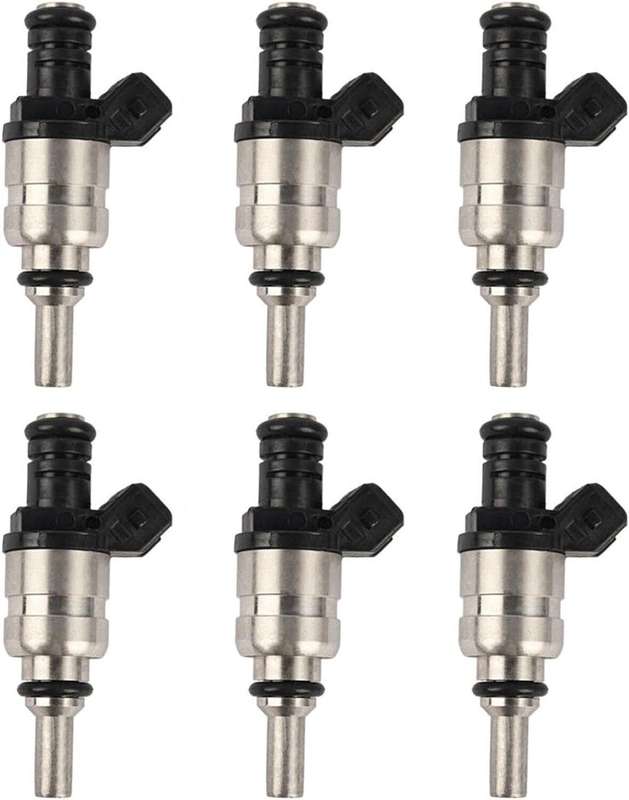 6pcs Fuel Injectors 1427240 Compatible with 01-05 BMW 325xi 325i 320i 325Ci 525i
