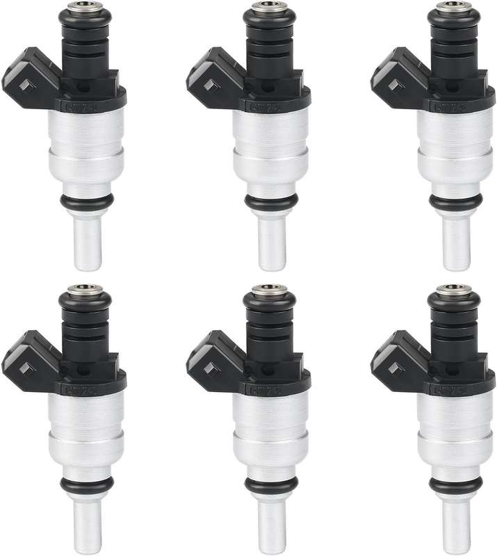 6pcs Fuel Injectors 1427240 Compatible with 01-05 BMW 325xi 325i 320i 325Ci 525i