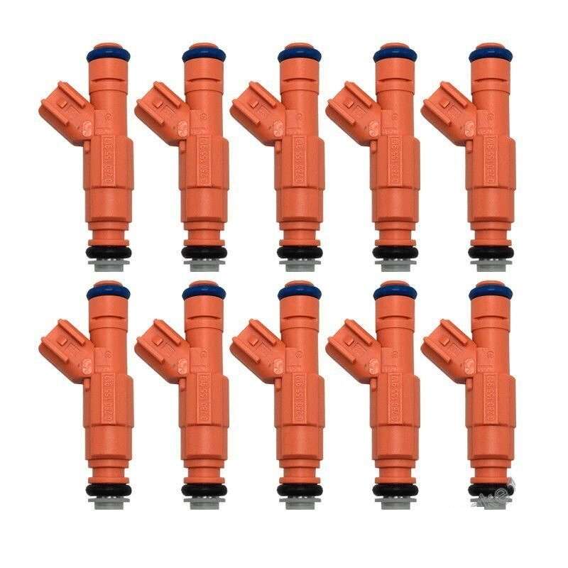 10PCS Compatible 2000-2005 FORD TRUCKS 6.8L V10 BOSCH FUEL INJECTOR 0280155917