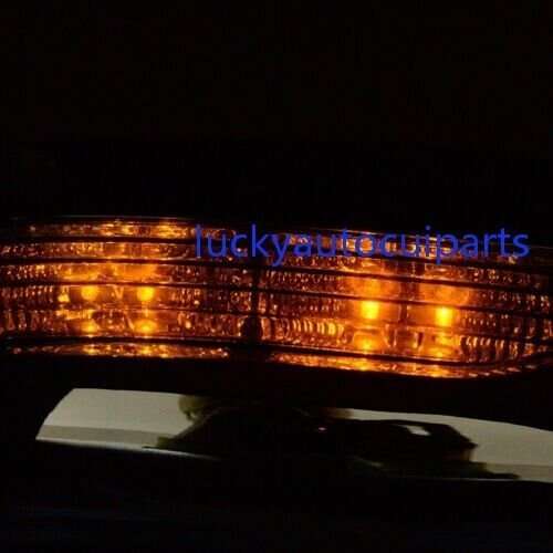 Pair Chrome Side Mirror Cover Cap with LED Light Fit for Toyota Corolla 2009-13