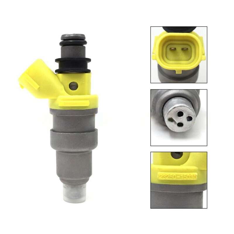 23250-15030 4Pcs Fuel injector Compatible Toyota Corolla AE100 Carina AT192 5AFE