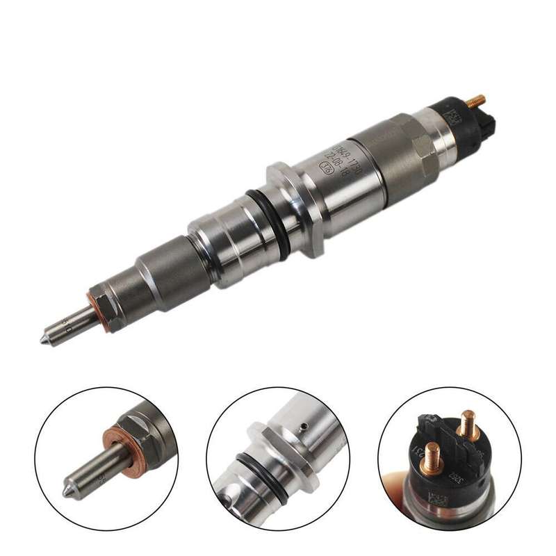 6x Fuel Injector 0445120059 Compatible Komatsu PC200-8 Hyundai HL770-7A