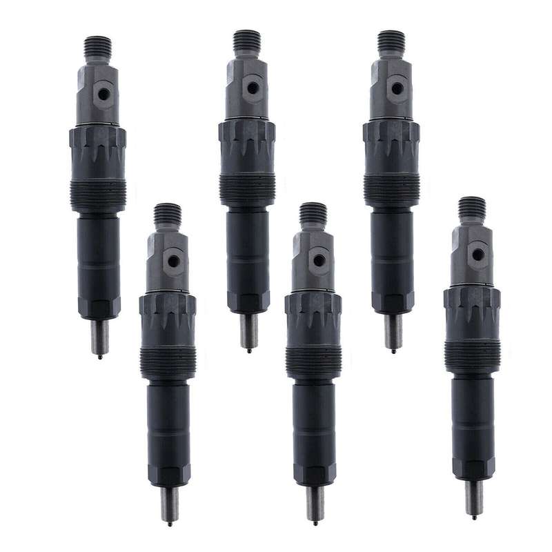 6X Fuel Injectors AR74665 Compatible John Deere 4050 4250 4430 4440 6600 7700
