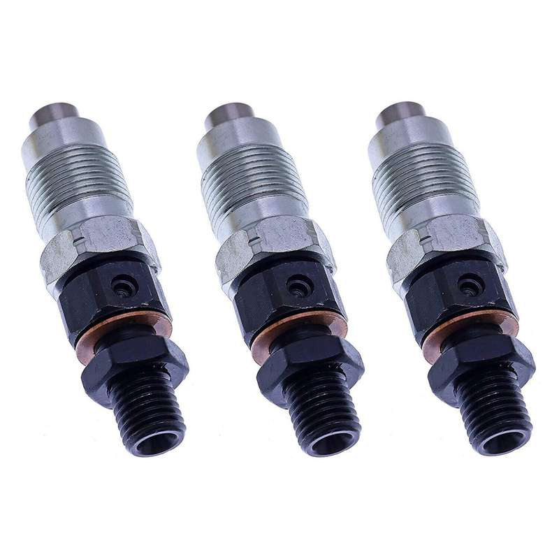 3X Fuel Injectors 16001-53002 Compatible Kubota BX1500D BX1800D BX1830D BX2350D